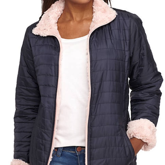 Me Jane Reversible Puffer Faux Fur 